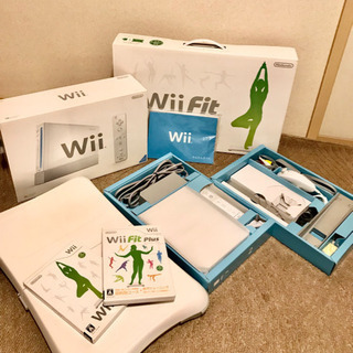 さらに値下げ‼️Wii本体＋Wiiフィットバランスボード　ソフト