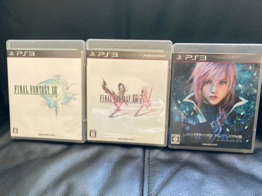 ファイナルファンタジー13  3枚フルセット　ライトニングシリーズ　PS3ソフト