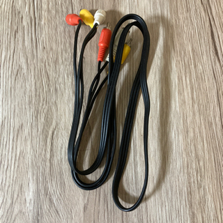 φビデオDVDコード「3RCAピンプラグ」AVケーブル/赤白黄/約1.2mの画像