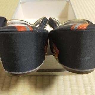 そろそろ削除します★振り袖にも　ビンテージバック草履セットの画像