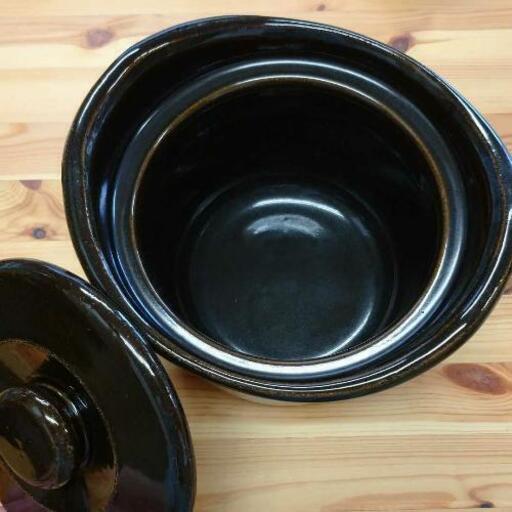 【最終値下】無印良品 土釜おこげ ３合炊き 約直径２２×高さ１５ｃｍ