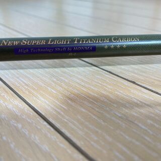 【愛品館八千代店】 HONMA NEW SUPER LIGHT TITANIUM CARBON 4星　金モグラ　アイアンセット【愛八LS】の画像