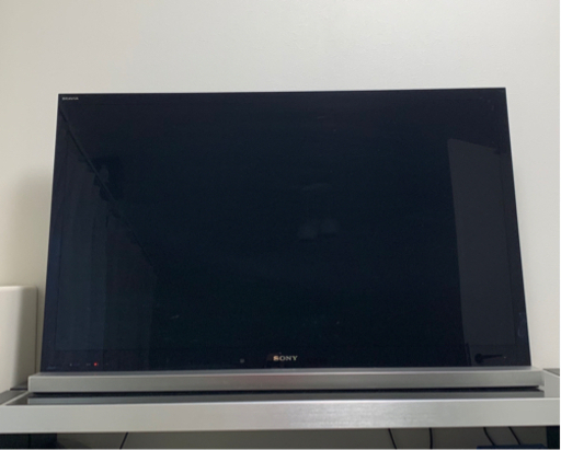 SONY 46型テレビ　専用サウンドバースタンド付き