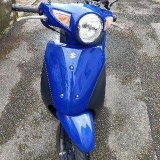 水没 スズキ レッツ UZ50M0 SUZUKI let's 青...