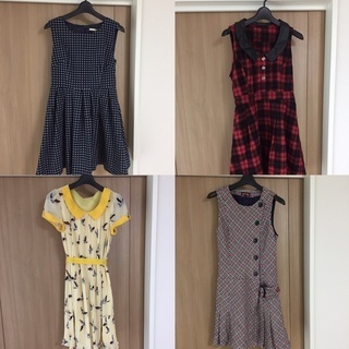 【送料込】制服風スカート、私服ワンピ7着セット