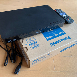 ブルーレイディスクプレーヤー　Panasonic DMP-BDT180-Kの画像