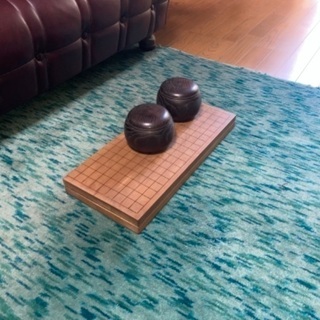 碁盤(折り畳み式)・碁石の画像