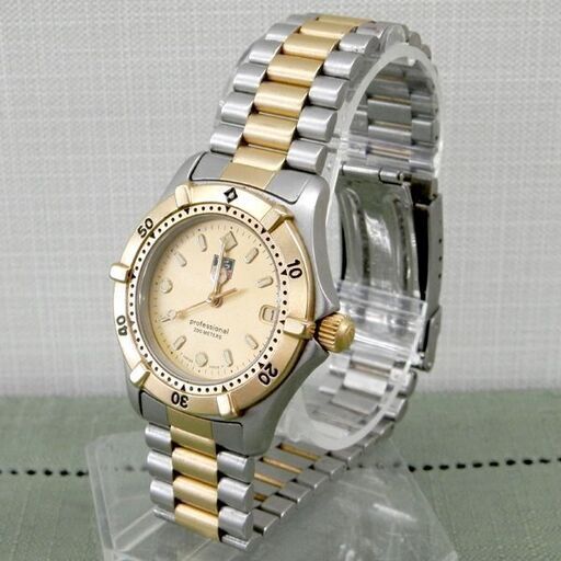 メンズ 腕時計 TAG Heuer タグホイヤー Professional プロフェッショナル 200M デイト ゴールド ジャンク扱い品 札幌 西野