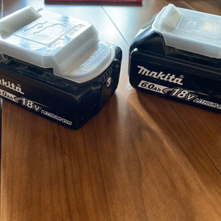 マキタ バッテリ　makita BL1860B 18v 6.0Ah  2個セット