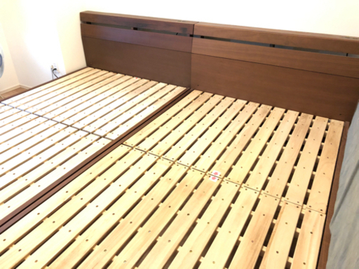 セミダブルベッド　ローベッド