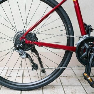 クロスバイク　TREK FX3 2020モデル Disc　RageRed　サイズM（サイコン、ライト付き）の画像