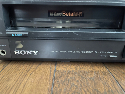 SONY ベータ　ビデオデッキ