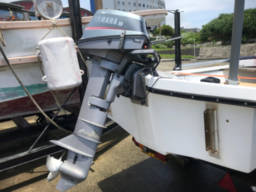 ボート船外機エンジンヤマハ8馬力2st 整備済！