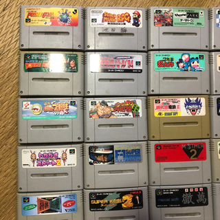 【カセット取り放題】スーパーファミコンカセットあげます！の画像