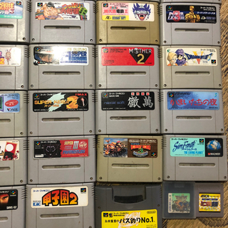 【カセット取り放題】スーパーファミコンカセットあげます！の画像
