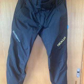 【美品】シマノ ネクサス DS タフレイン パンツ RA-124S Lサイズ シマノ ネクサス(NEXUS) DS タフレインスーツ RA-124S レッド L