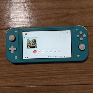 【値下げ中】Nintendo switch lite本体+モンハンRISEセット　中古美品の画像