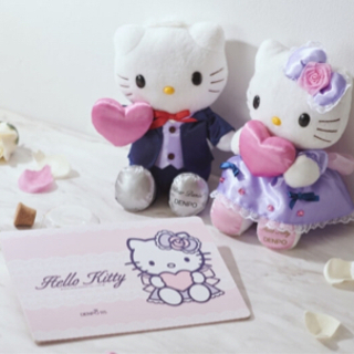 未開封　キティ&ダニエル　ぬいぐるみの画像