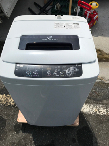 【直接引取歓迎】Haier JW-K42K(W) ハイアール洗濯機　4.2㎏　2015年製