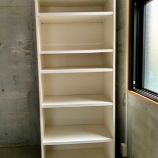 ホワイト　書棚　お譲りします。の画像