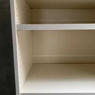 ホワイト　書棚　お譲りします。の画像