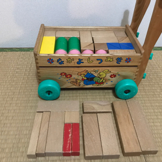 レトロな積み木セットの画像