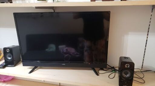 18、19日取りに来られる方限定。2019年購入。テレビ32型スピーカーはありません。