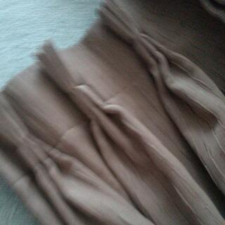 ★ms遮光カーテン★茶ブラウン★ドレープカーテン★３倍ヒダ★msの画像
