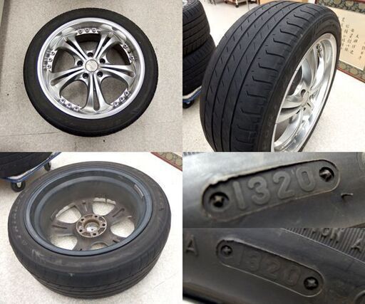 18インチ 夏タイヤ４本 225/45/R18 トライアングル TR918 シャーク 114.3-5穴 ホイール付き セット ☆ Pa