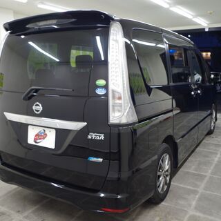 日産 セレナ ハイウェイスター S-HYBRID エアロモード (黒)の画像