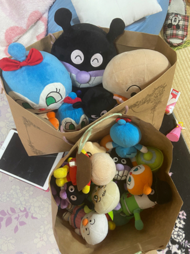 アンパンマン  ぷりちぃビーンズ　ぬいぐるみ