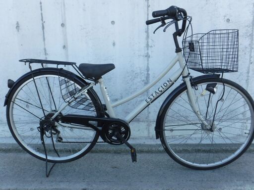 6段変速&オートライト付き シティサイクル　中古自転車 352