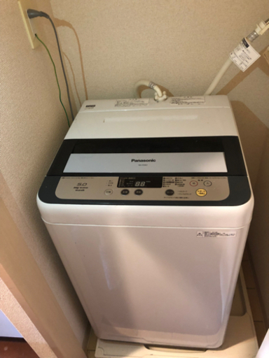 洗濯機【単身用】【美品】　Panasonic NA-F50B7 5.0kg