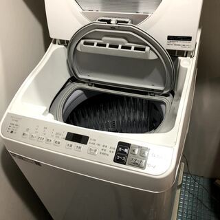 洗濯乾燥機 シャープ ES-TX5D 5.5kg 使用8か月 保証付き Sharp の画像