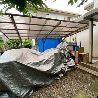 日曜大工 DIY お得意の方 駐車場を物置（倉庫) 風にするプチ...