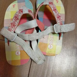 ROXY♡15.5cm ビーチサンダルの画像