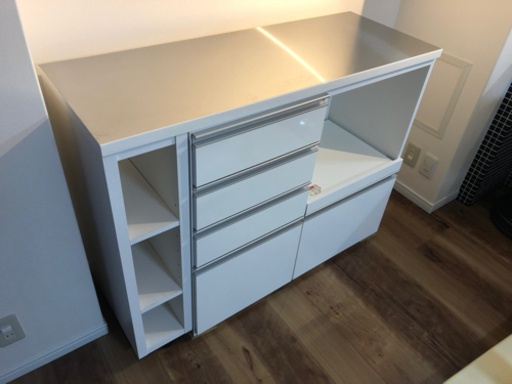 ディノス　キッチンボード　スライド伸長式カウンター幅119～182cm家電タイプ