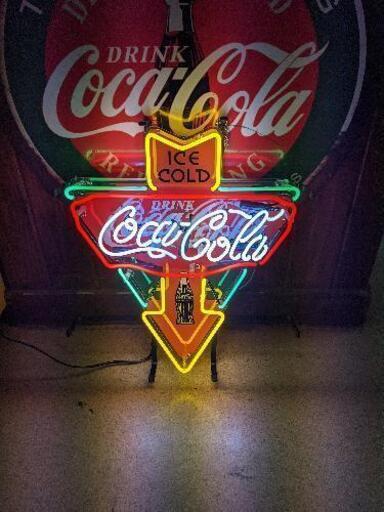 訳あり】コカコーラ・ネオン看板