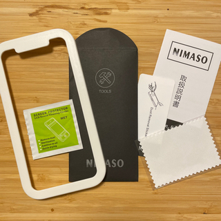 NIMASO iPhoneXS 液晶保護ガラスフィルム 1枚の画像