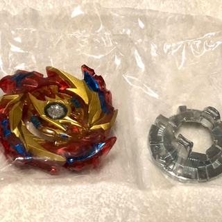 【値下げ】ベイブレードバースト ハイペリオンバーン超&ヘリオスボルケーノ 王　シール付の画像
