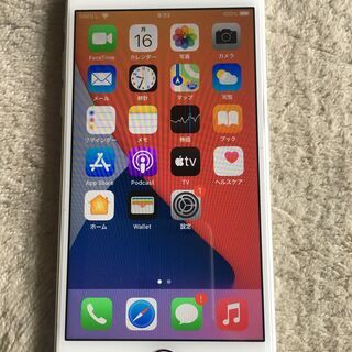 iphone7 32GB silver SIMフリー バッテリー９７% 全くキズ無し美品