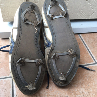 スパイク金刃打ち込みの画像