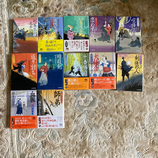 時代小説のシリーズの文庫本12冊です。