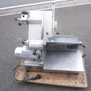 ☆中古品 南常 卓上冷凍ミートスライサー NF-280 三相200V 動作はしますが状態が悪いので現状品☆