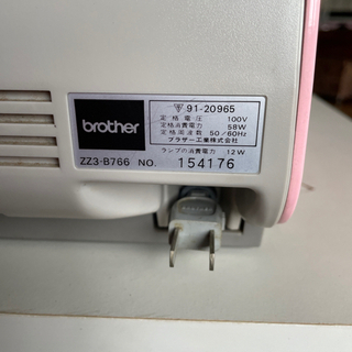 ミシン  ブラザーコンパルエースの画像