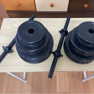 【受渡者決定】ダンベルあげます20kg×2個セット　取りに来て頂ける方限定の画像