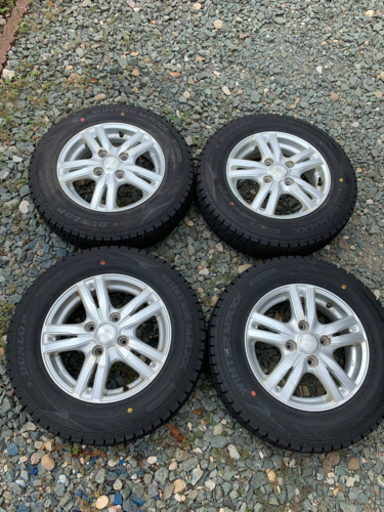 超バリ溝　145/80/13 スタッドレス　2019年　アルミホイールセット