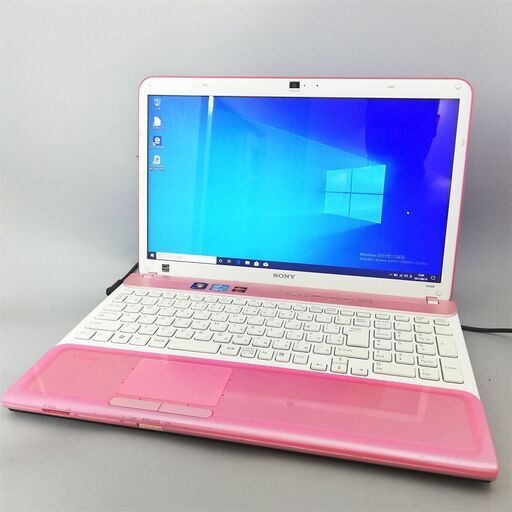 新品高速SSD ピンク 中古美品 Windows10 15型ワイド SONY VPCCB2AJ ノートパソコン 第2世代 Core i5 8GB DVDRW 無線 カメラ Office