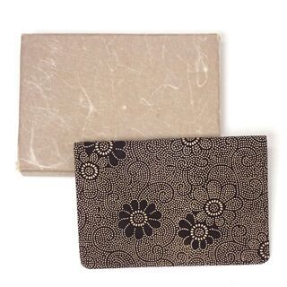 AA574 甲州印伝 印伝細工 鹿革 パスケース カード入れ