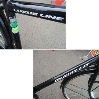 MUGELLO/ムジェロ シティサイクル 自転車 27インチ 6段変速  LEDオートライト ブラック/黒 ☆ PayPay(ペイペイ)決済可能 ☆ 札幌市 中央区 南12条の画像